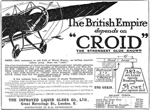 Glues: Croid Glues For Aeroplane Constructors