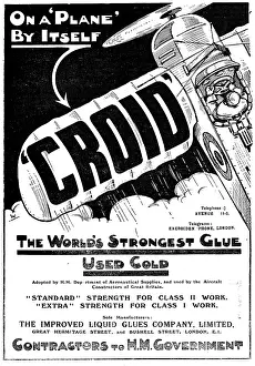 Glues: Croid Glues For Aeroplane Constructors