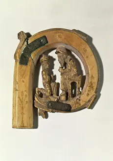 Kneel: Croiser of Bishop Arnau de Jard?=? (1271-1306). Ivory. 13th