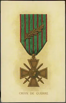 Croix: CROIX DE GUERRE CARD
