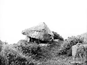 Cromlech: A Cromlech or Dolmen at Glegnagh, Ballintoy