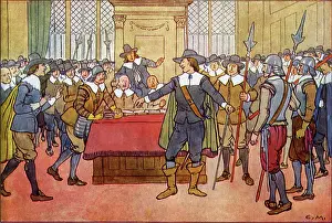 Removing: Cromwell dissolving the English Parliament