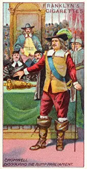 Dissolves: CROMWELL/RUMP PARLIAMENT