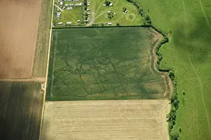 Bedfordshire: Cropmarks of prehistoric settlement, Biggleswade Common