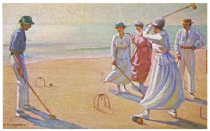 Croquet: CROQUET ON THE BEACH