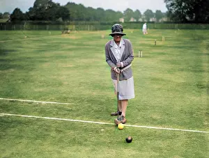 Ofcolourisedpic: CROQUET/D.D. STEELE
