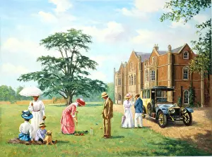 Genteel: Croquet On The Lawn, Edwardian
