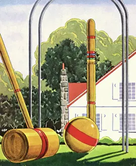 Mallet: Croquet Mallet, Ball