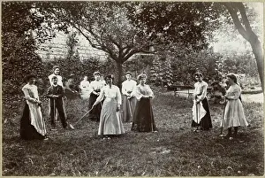 Croquet: Croquet on rough pitch