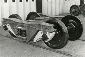 Bogie: Cross-braced bogie for metre gauge wagons