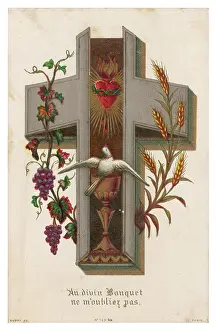 Chalice: CROSS WITH DOVE ETC