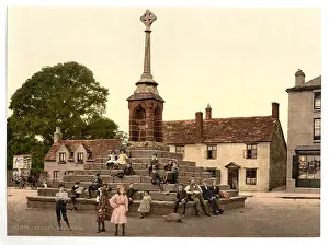 Lydney: The cross, Lydney, England