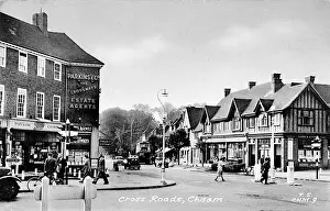 Cheam: Cross Roads at Cheam, Surrey