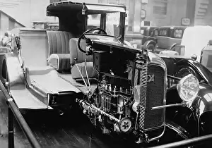 Citroen: Cross-section of a car from Citroen, 1928