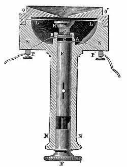 Carbon: Cross-section of Edison's lamp-black (carbon)