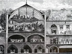 Establishment: A cross-section of the Moet & Chandon's establishment