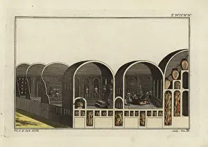 Cross Section: Cross-section of Roman baths