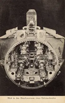 Uboat: Cross-section of a U-boat engine room