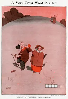 Puzzles: A Very Cross Word Puzzle by William Heath Robinson