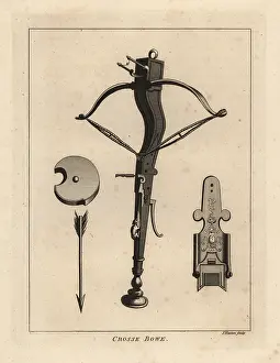 Stockdale: Crossbow and arrow, 17th century