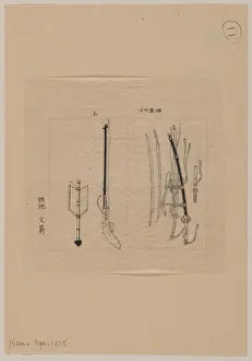 Crossbow: Crossbow with projectile and swords with scabbards