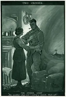 Bairnsfather: Two crosses 1917