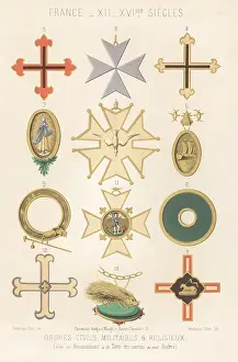 Charles Louandre: Crosses and badges of Orders of Chivalry