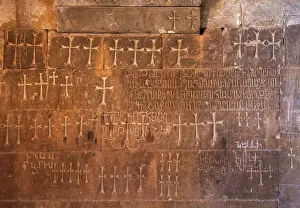 Karapet: Crosses, Surb Karapet, Noravank monastery, Vayots Dzor, Armenia