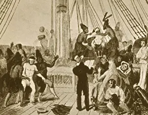 Seamen: Crossing the Equator, HMS Beagle, 1832