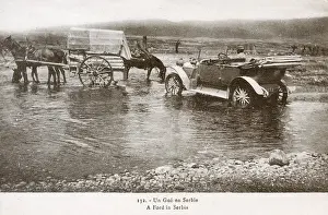 Fording: Crossing a ford - Serbia
