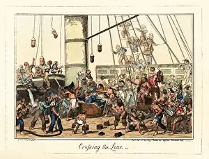 Grog: The Crossing the Line ceremony, Napoleonic era