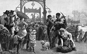 Woodside: Crossing the Mersey by steam-ferry