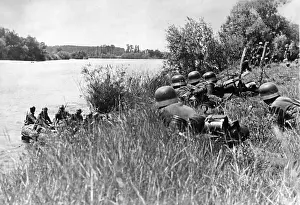 Meuse: Crossing over the Meuse River and the Marne River, 1940