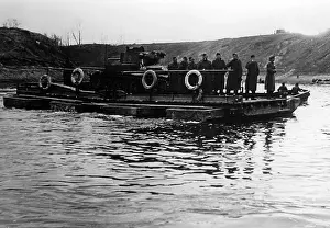 Raft: Crossing the river Lovat, 1942
