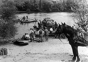 Rouen: Crossing the Seine in Rouen, 1940