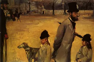 Crossing the Street, by Degas