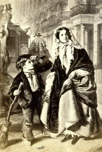 Sweeper: The Crossing Sweeper, by William Powell Frith