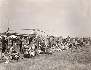 Waltham: Part of the crowd at the 1950 RAeS Garden Party