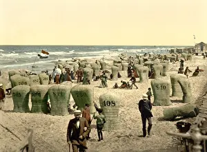Norderney: Crowd - Beach - Water - Norderney - Germany