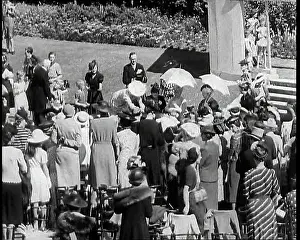 Teck: A Crowd of British Women Gathered Around Chairs