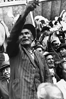 Suntan: Crowd at a bullfight, Granada, Spain