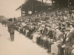 Ballpark: Crowd of Chicago White Sox fans at Comiskey