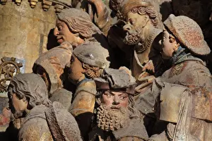 Fermin: Crowd, choir screen, Amiens Cathedral, Picardy, France