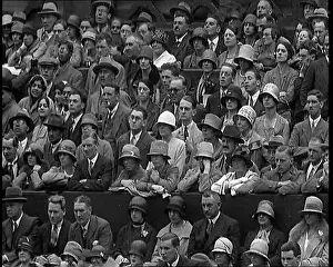 Croquet: A Crowd Of Civilians At Centre Court At The
