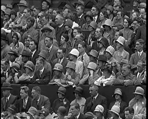 Croquet: A Crowd Of Civilians At Centre Court At The