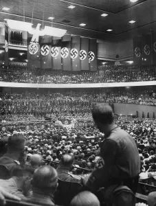 Deutschlandhalle: Crowd in the Deutschlandhalle, 1937