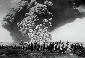 Erupted: Crowd at Kilauea Eruption, 1924