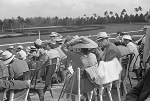 Hialeah: Crowd - Spectators - Horse Race