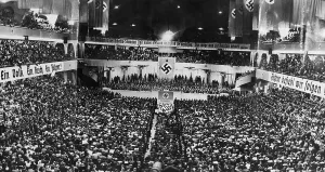 Sind: Crowd in the Sportpalast in Berlin, 1938