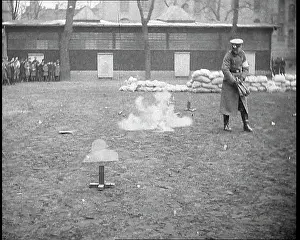 Explode: Crowd Watching a Hand Grenade Explode